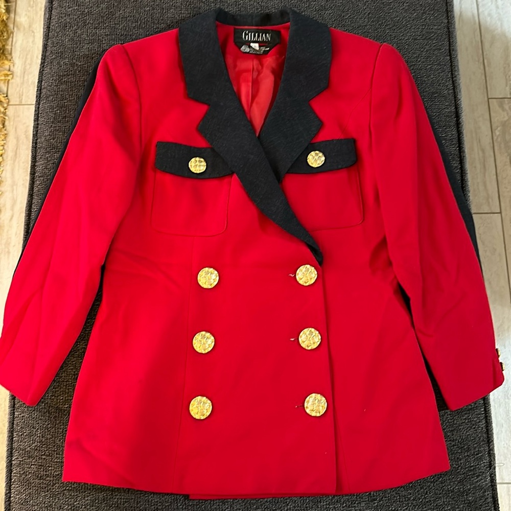 Gillian Double-Breasted Wool Blazer